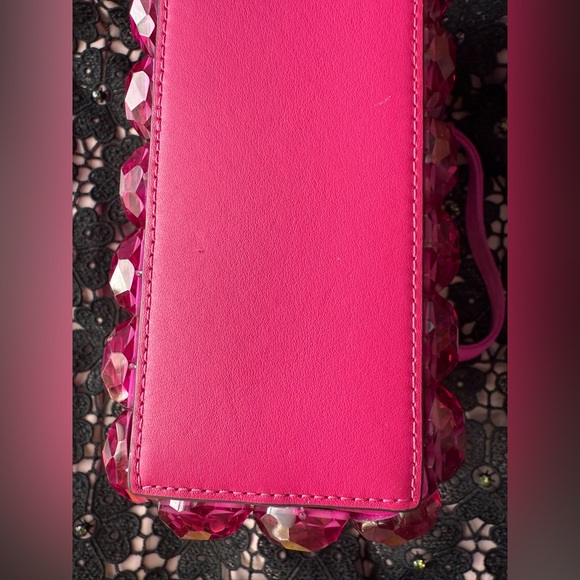 Kate Spade Sam Icon Candy Beaded Satin Small Tote Bag - Picture 15 of 16